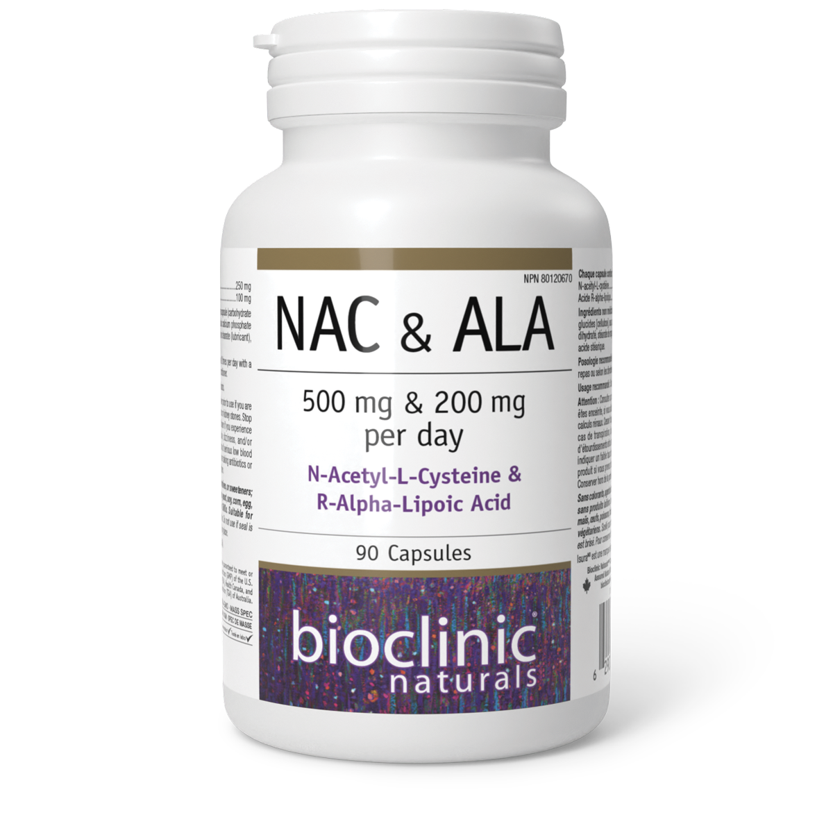 Nac & Ala· 500 Mg ·200 Mg (90 Vcaps)