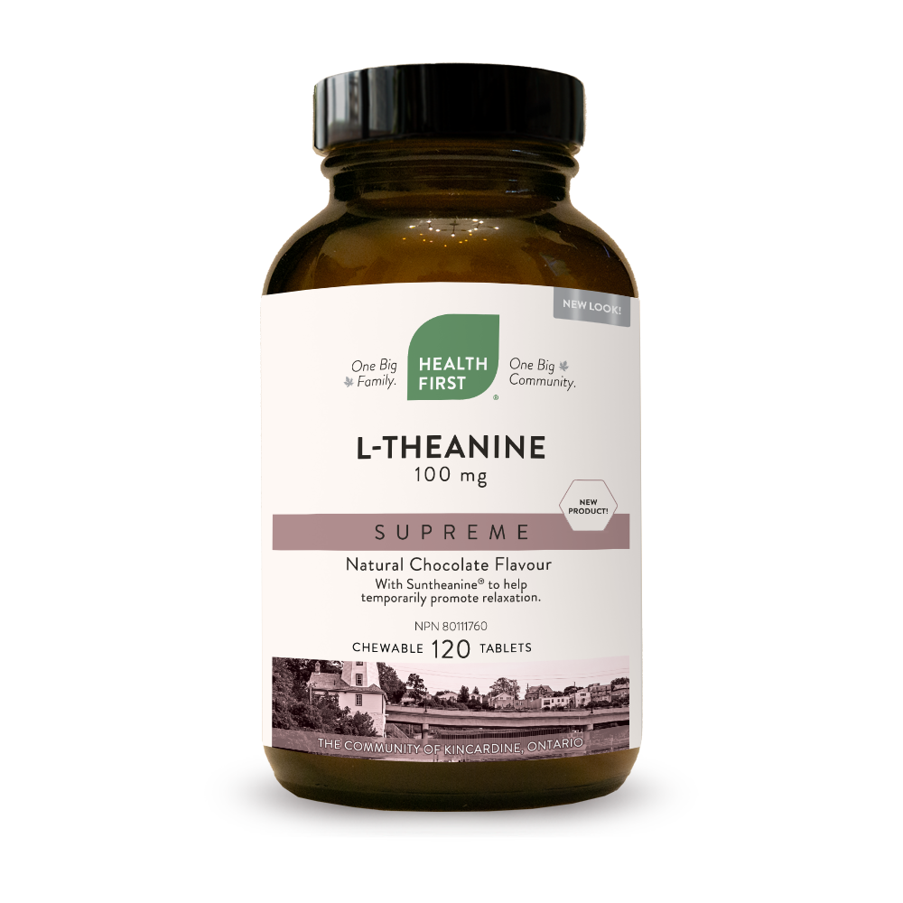 L-Theanine Supreme 100mg (120 Chewable Tabs)