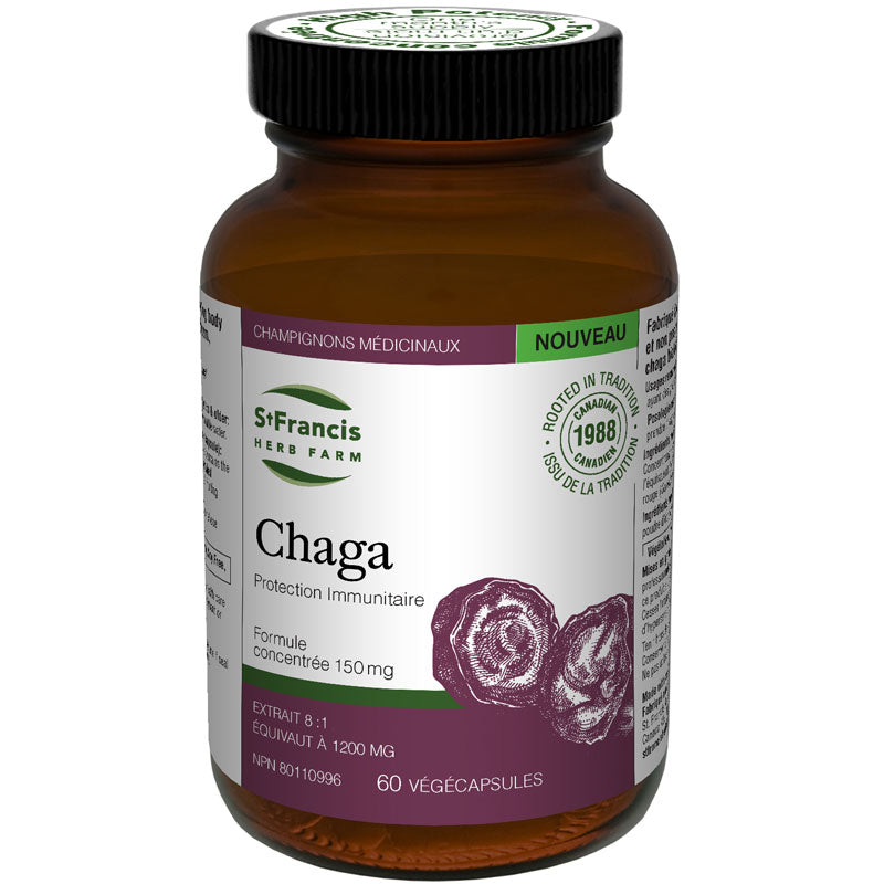 Chaga Vegecaps (8:1 extract) (60 Caps)