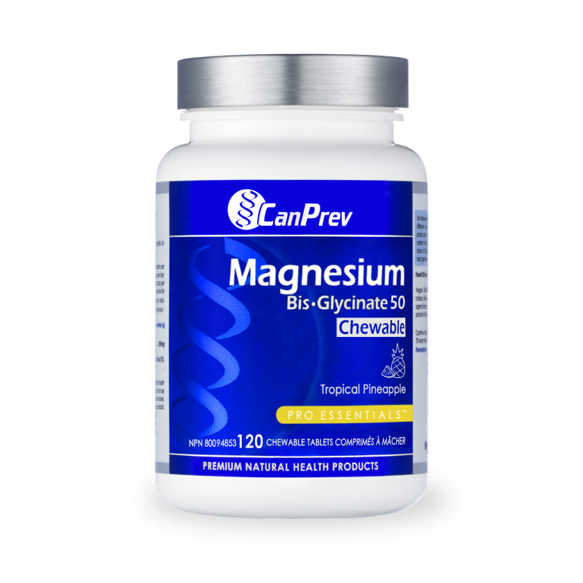 Magnesium Bisglycinate 50 Chewable-Pineapple (120 Tablets)