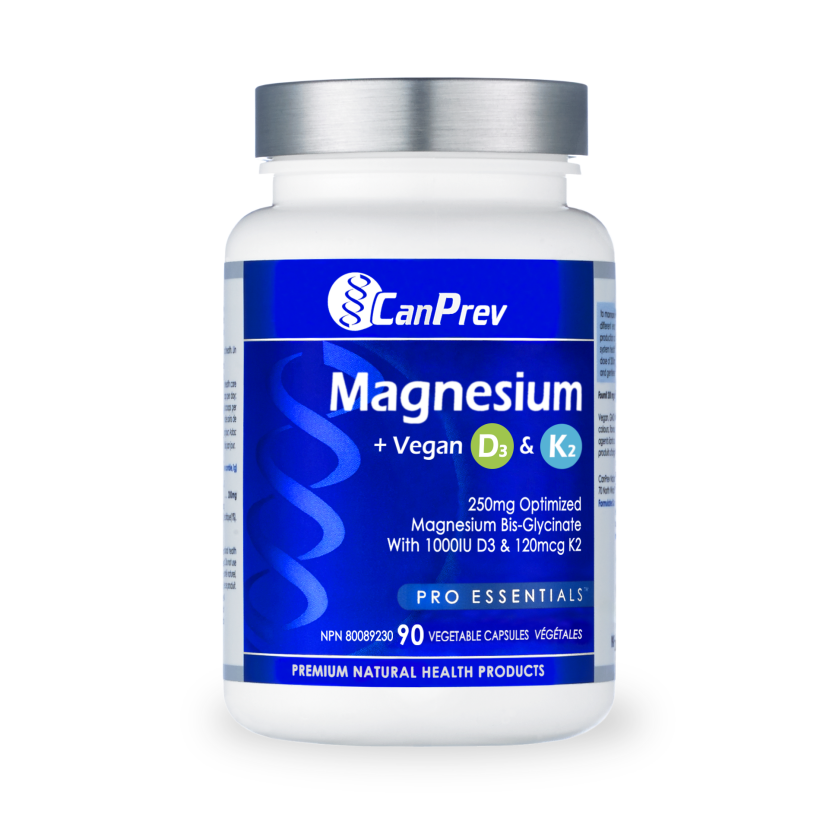 Magnesium + Vegan D3 & K2 (90 Vcaps)