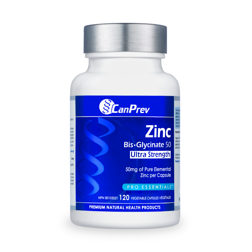Zinc Bis-glycinate 50 Ultra Strength (120 Vcaps)