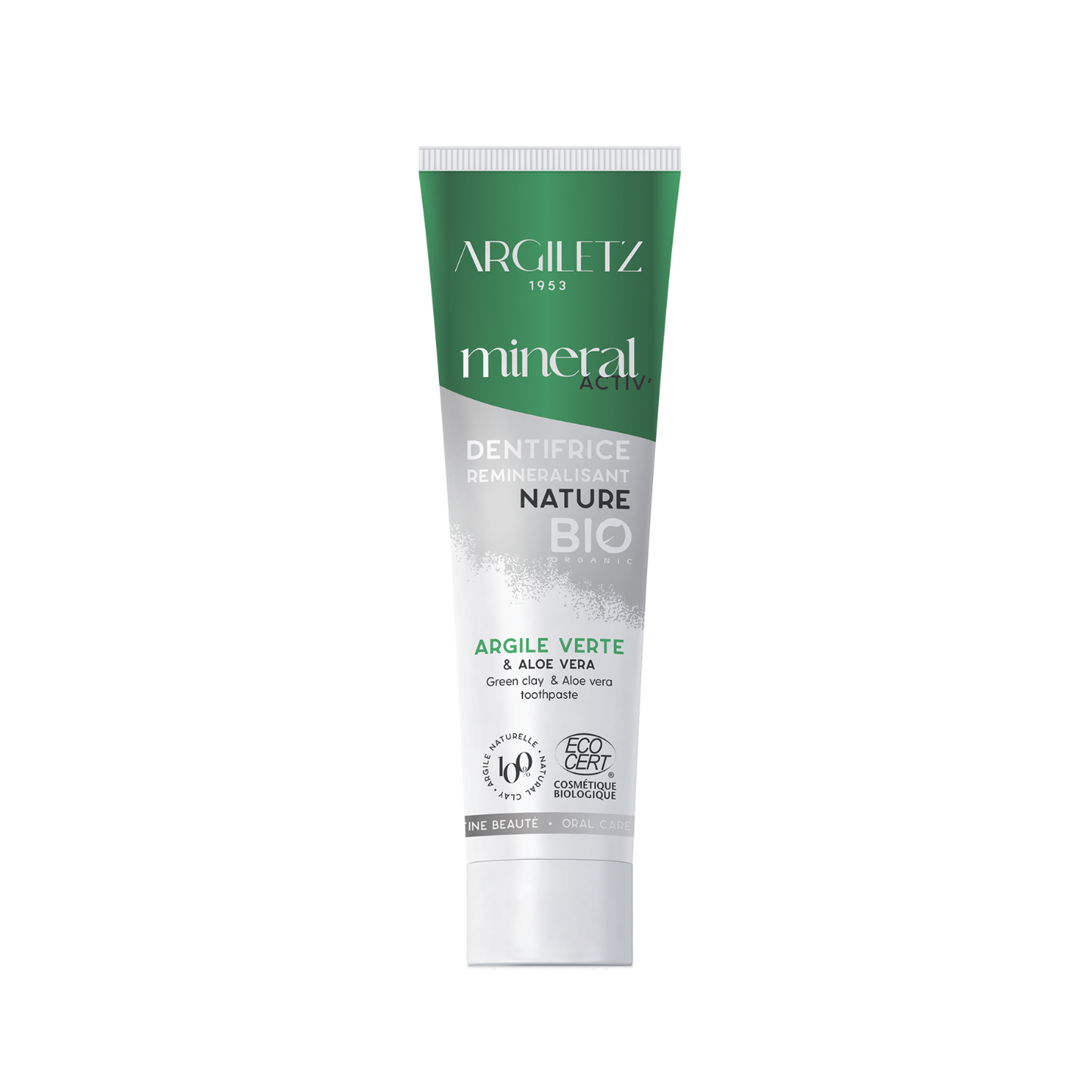 Green Clay and Aloe Vera Toothpaste (natural) (75 ml)