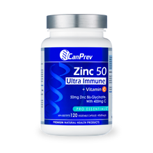 Zinc 50 Ultra Immune + Vitamin C (120 Vcaps)