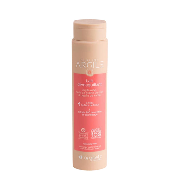 Lait Démaquillant - Argile Rose (250 Ml)