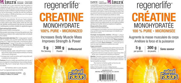 Régénerlife Créatine (300g)
