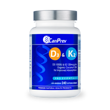 D3 & K2 - Organic Coconut Oil (240 Softgels)