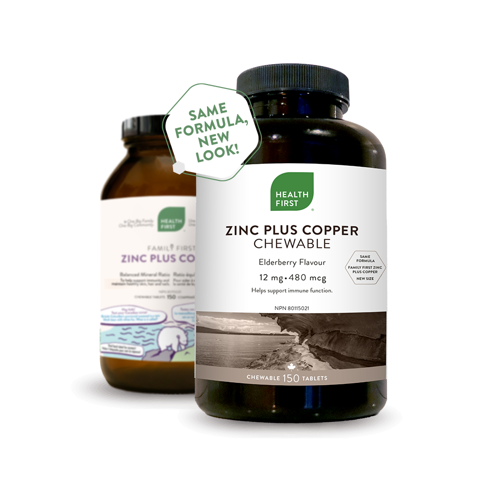 Family First Zinc Plus Copper (150 Chewable Tablets)
