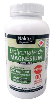 Magnesium Diglycinate 200mg Bonus (200+60 Vcaps)