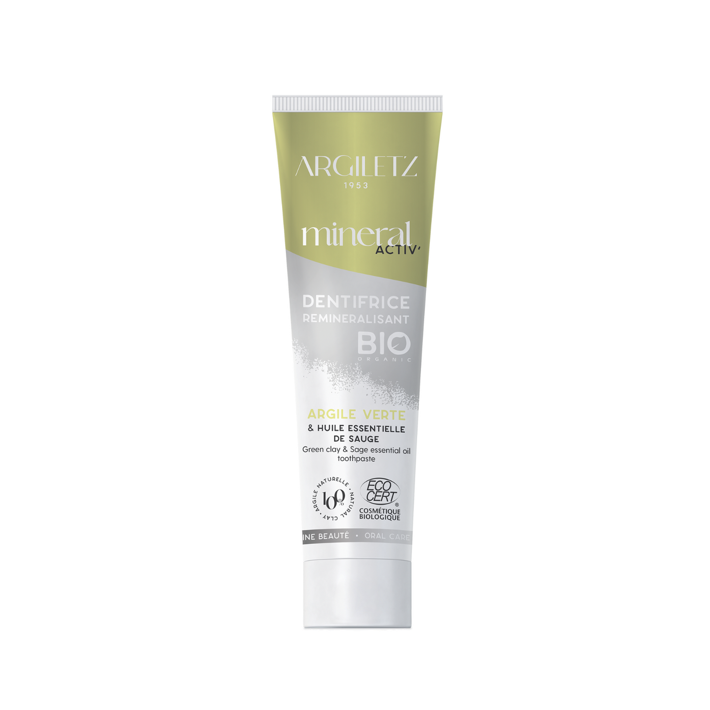 Green Clay and Sage Essential Oil Toothpaste (75 ml)