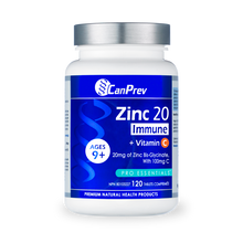 Zinc 20 Immune + Vitamin C (120 Ct)