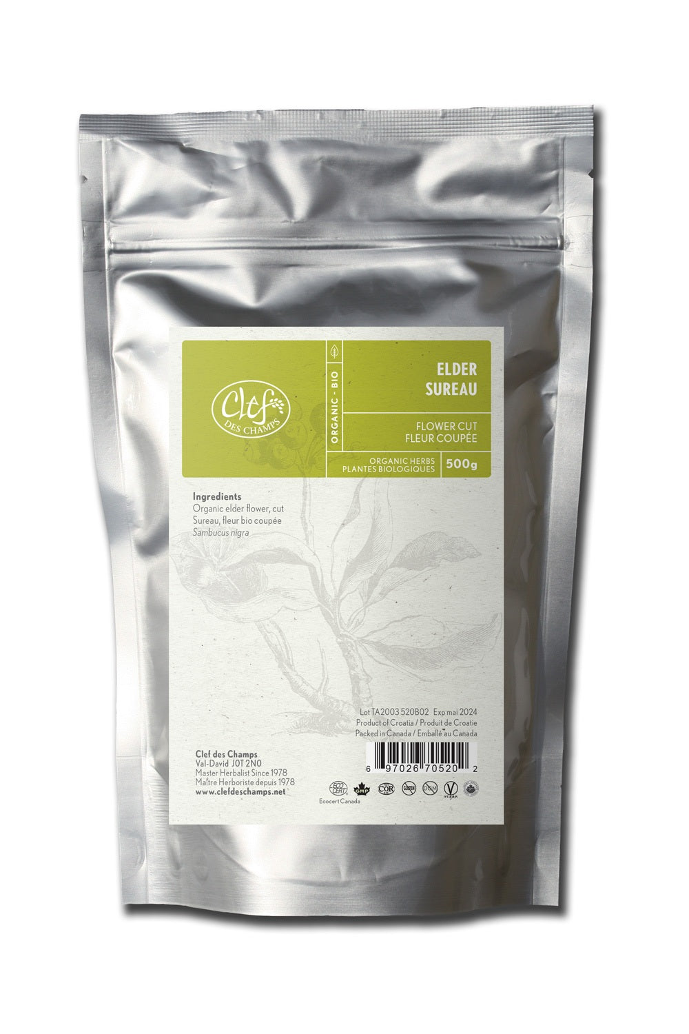 Bulk Elderflower (500g)