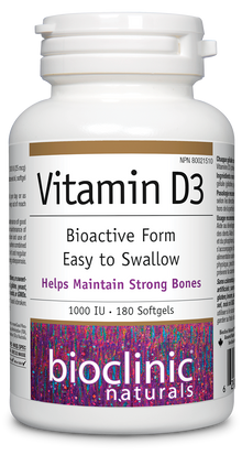Vitamin D3 · 1000 IU (180 Softgels)