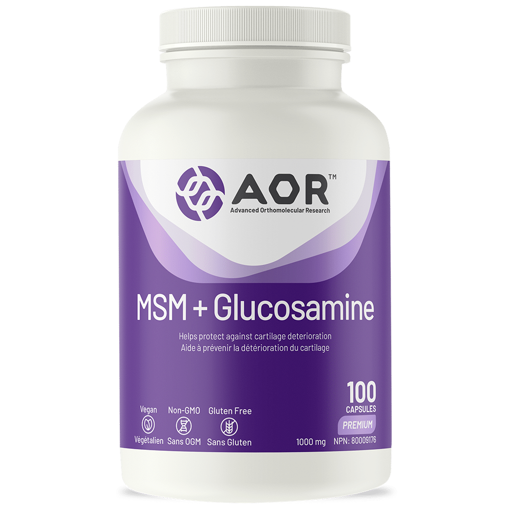 MSM + Glucosamine (100 Capsules)