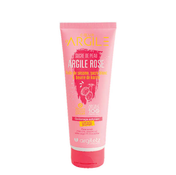 Gommage Exfoliant Visage - Sucre De Peau Arg. Rose (100ml)