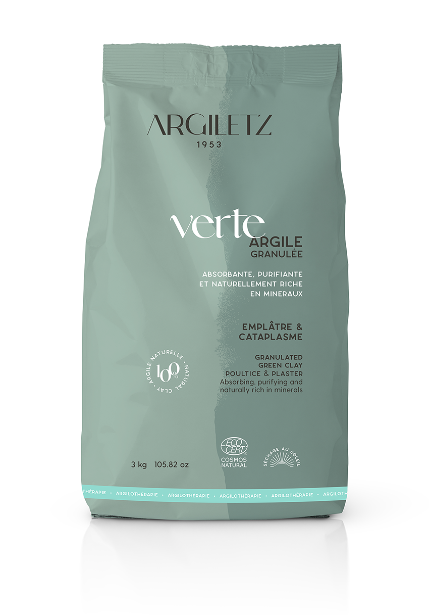 Granulated Green Clay - For Poultices Or Plasters (3 Kg)