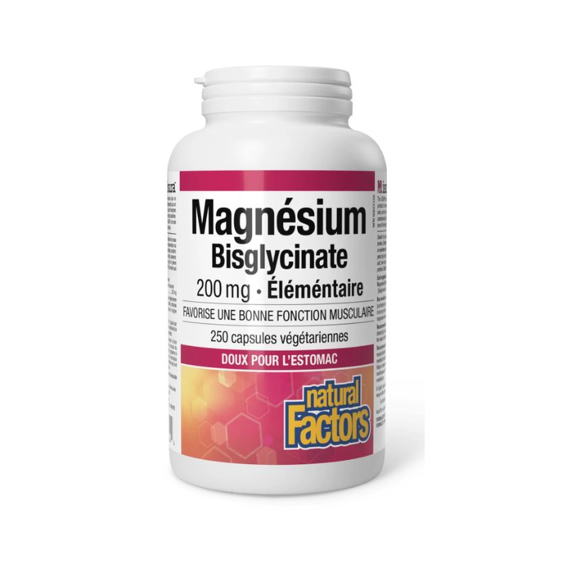 Magnesium Bisglycinate 200mg Pure (250 Caps)