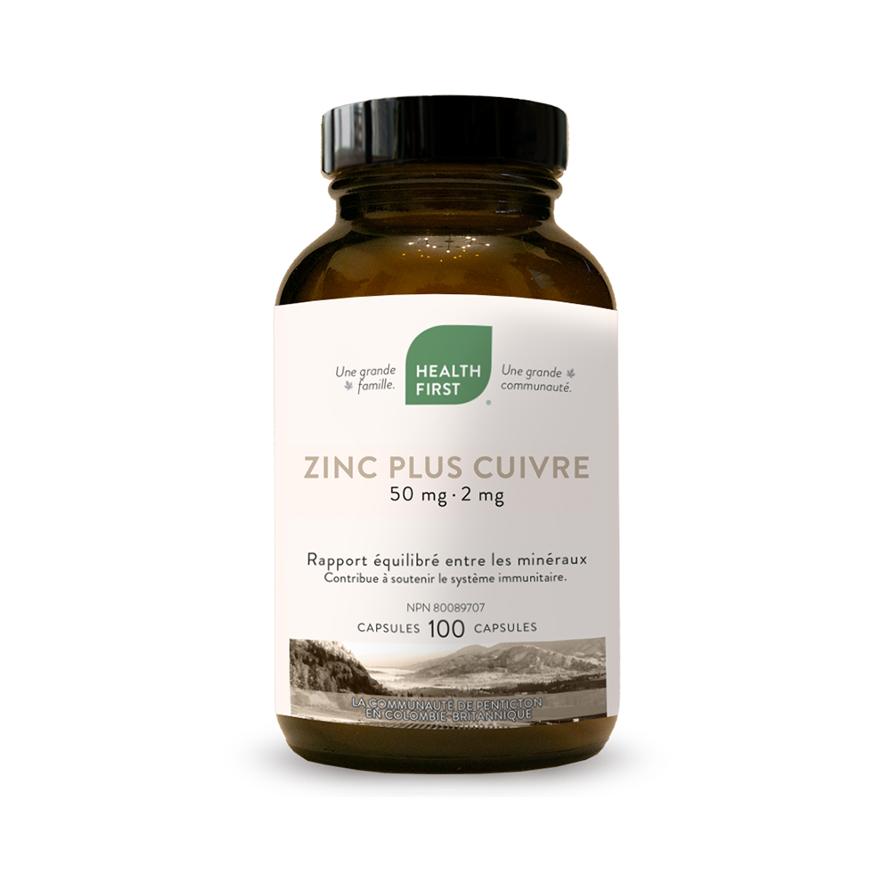 Zinc Plus Copper 12mg/480mcg (100 Chewable Tablets)