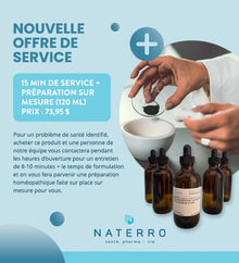 15 min. Service Time + Custom Preparation