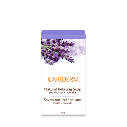 Savon Naturel Apaisant Karité+lavande (110g)