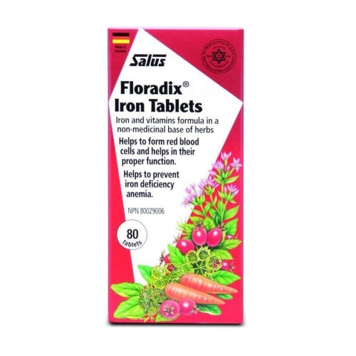 Floradix Comprimés De Fer (80 Cos)
