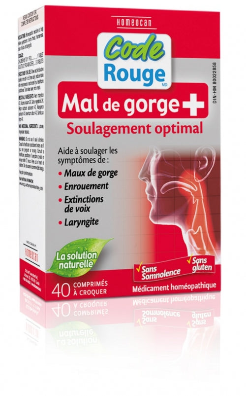 Sore Throat (40 Chewable Tablets)