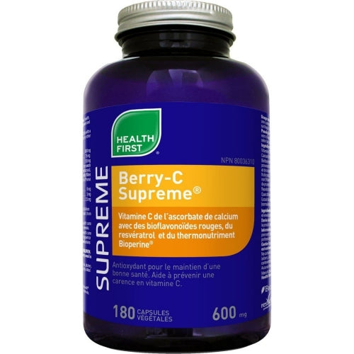 Berry-c Supreme 600mg (180 Caps)