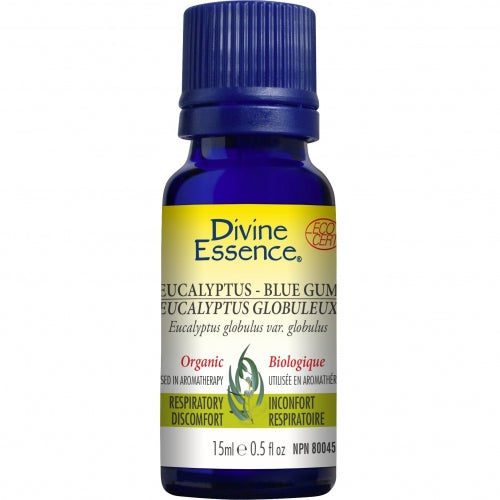 Organic Eucalyptus Globulus Essential Oil (15ml)