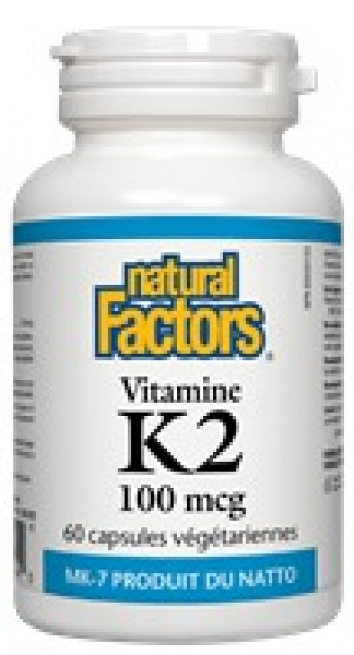 Vitamines K2 100mcg (60 Capsules)