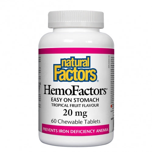 Hemofactors 20mg Tropical Fruit Flavor (60 Chews)