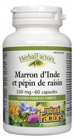 Marron D'inde Et Pépin De Raisin 350mg (60 Caps)