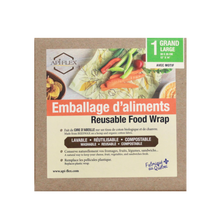 Patterned Reusable Food Wrap (Large)