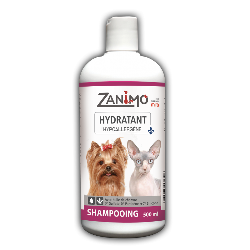 Zanimo Shampooing Hydratant Hypoallergene (500ml)