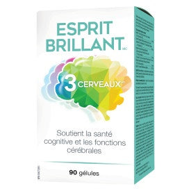 3 Cerveaux Esprit Brillant (90 Gél)