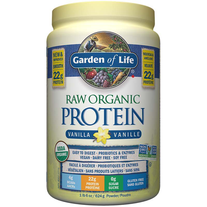 Organic Raw Vanilla Protein (624g)