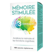 3 Brains Memory Stimulated (120 Caps)