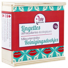 Reusable Makeup Remover Wipes + Box (10 Units)