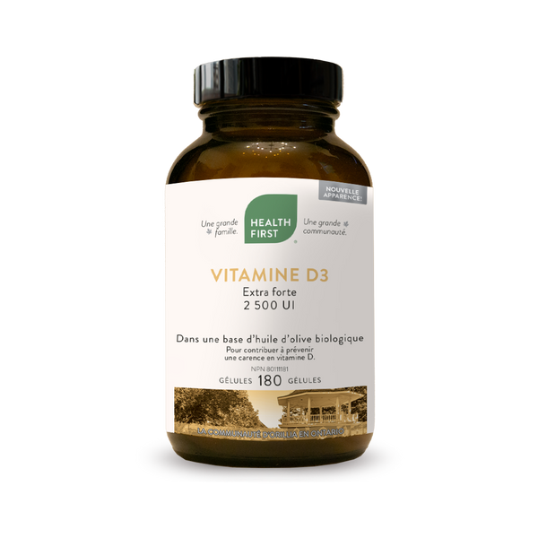 Vitamine D3 2500ui (180 Gel)